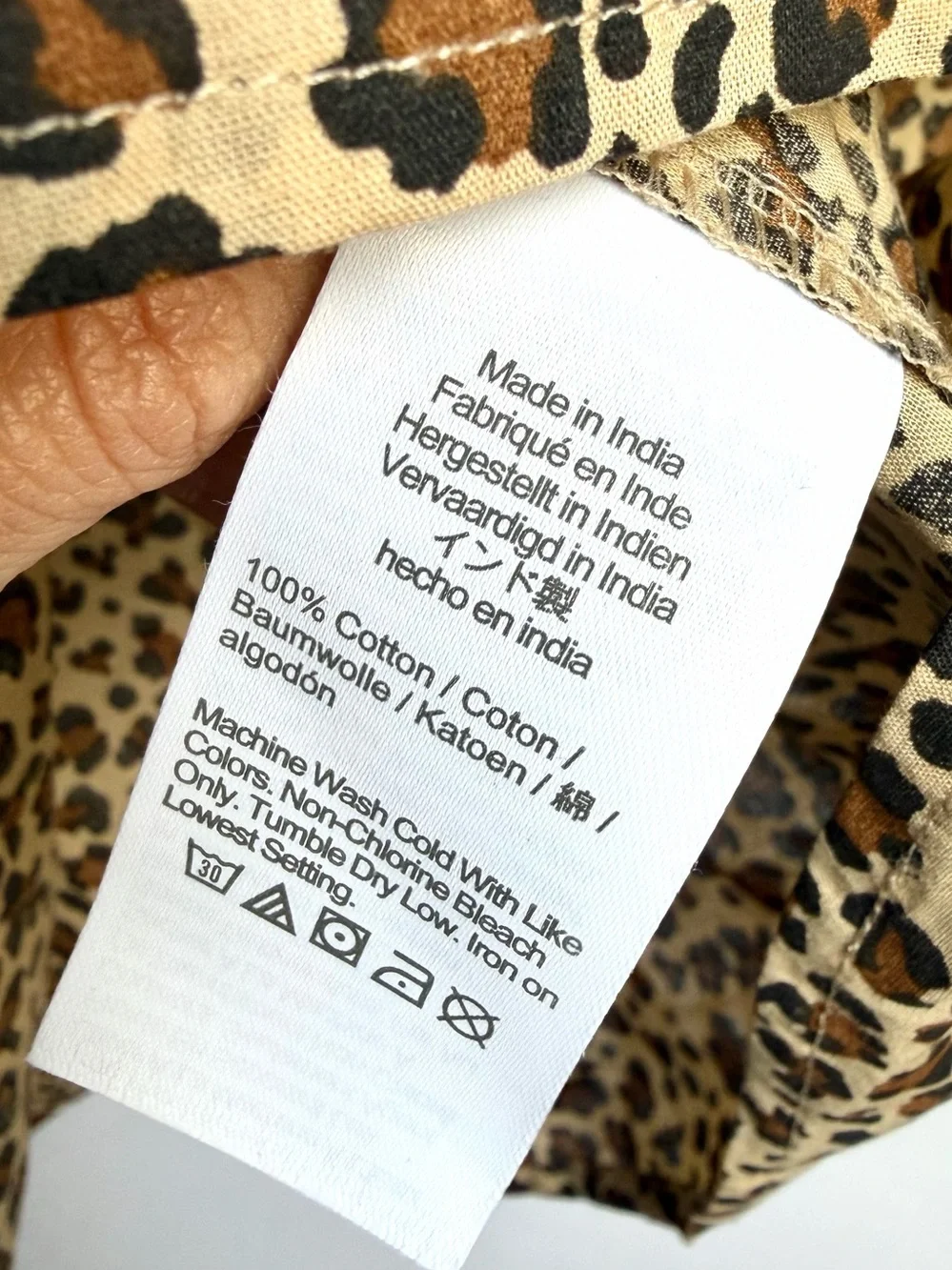 J.Crew Leopard Print Popover Blouse Women 2X Long Sleeve Split Neck SP25 EUC